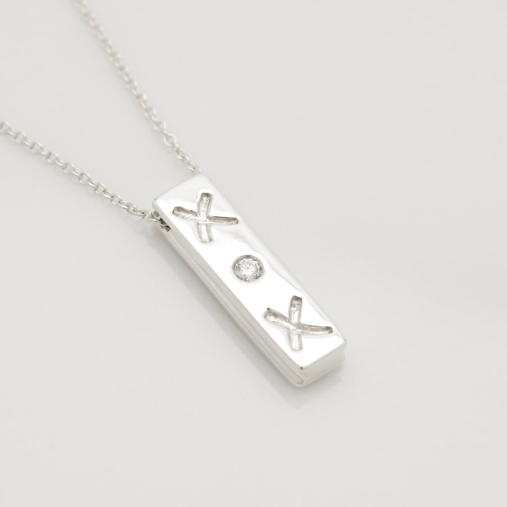 TIFFANY&Co. キス バー パロマピカソ 1P ダイヤモンド ネックレス AG925