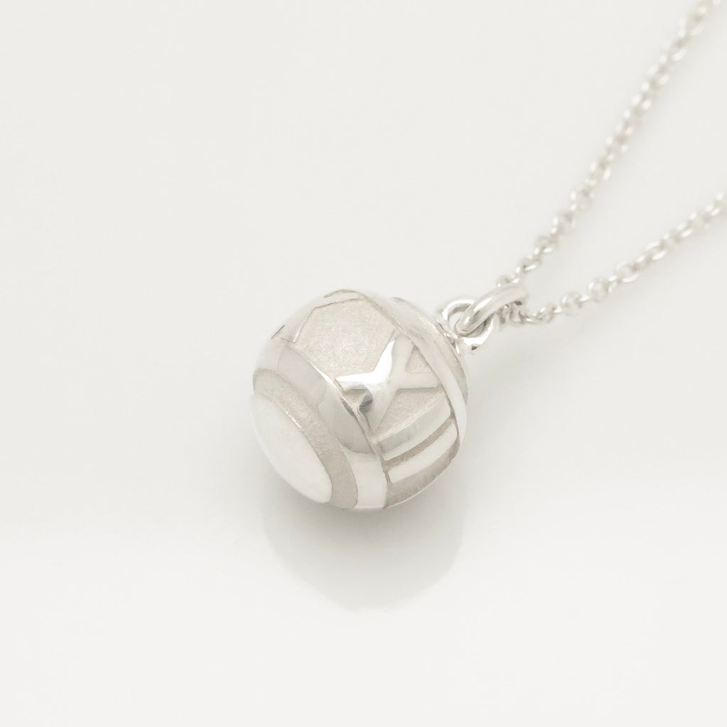 Tiffany & Co. Atlas Sphere Ball Pendant Necklace Pendant Sterling Silver 925 