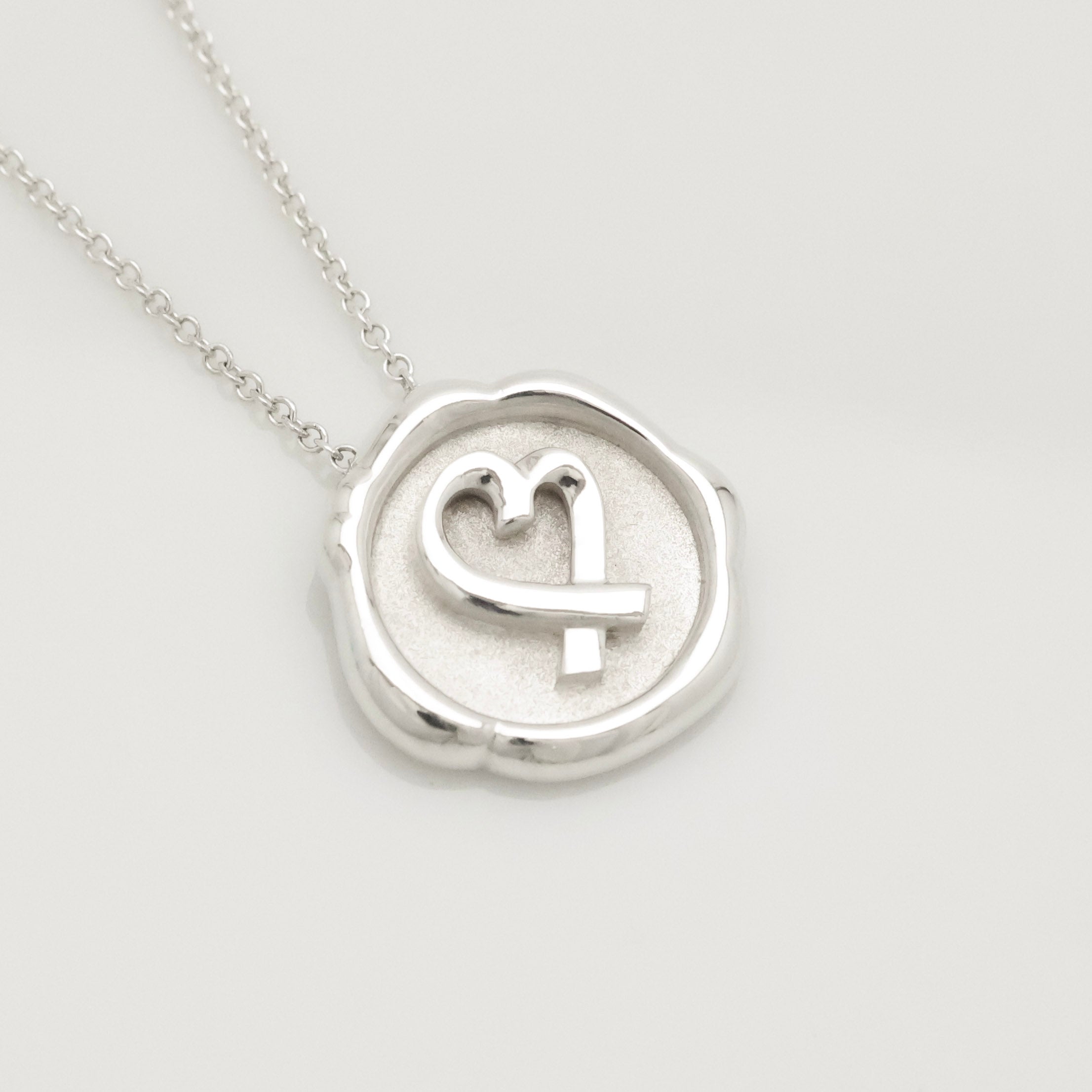 TIFFANY&Co. シーリング スタンプ ラビングハート パロマピカソ ネックレス AG925