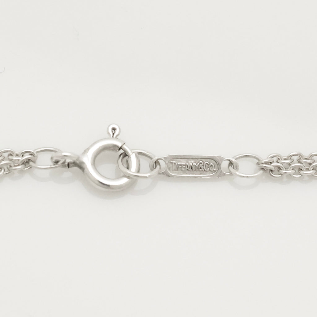Tiffany & Co. Infinity Double Chain Necklace Sterling Silver 925