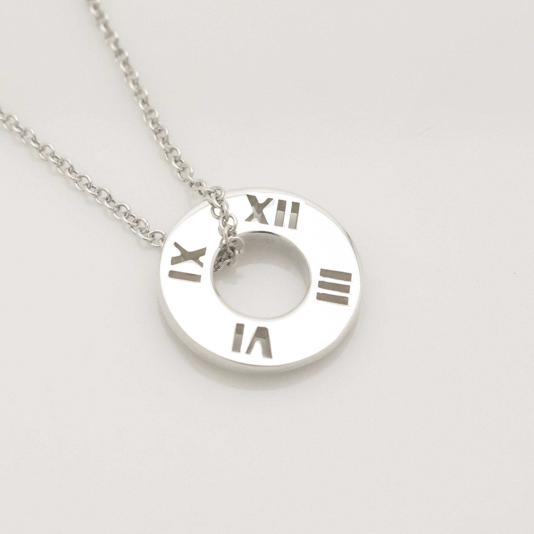 TIFFANY&Co. アトラス ピアスド サークル ネックレス AG925