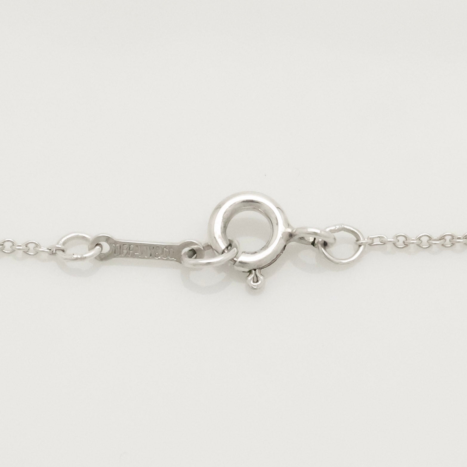  Tiffany & Co. Peretti Large  Bean Necklace  Sterling Silver 925 