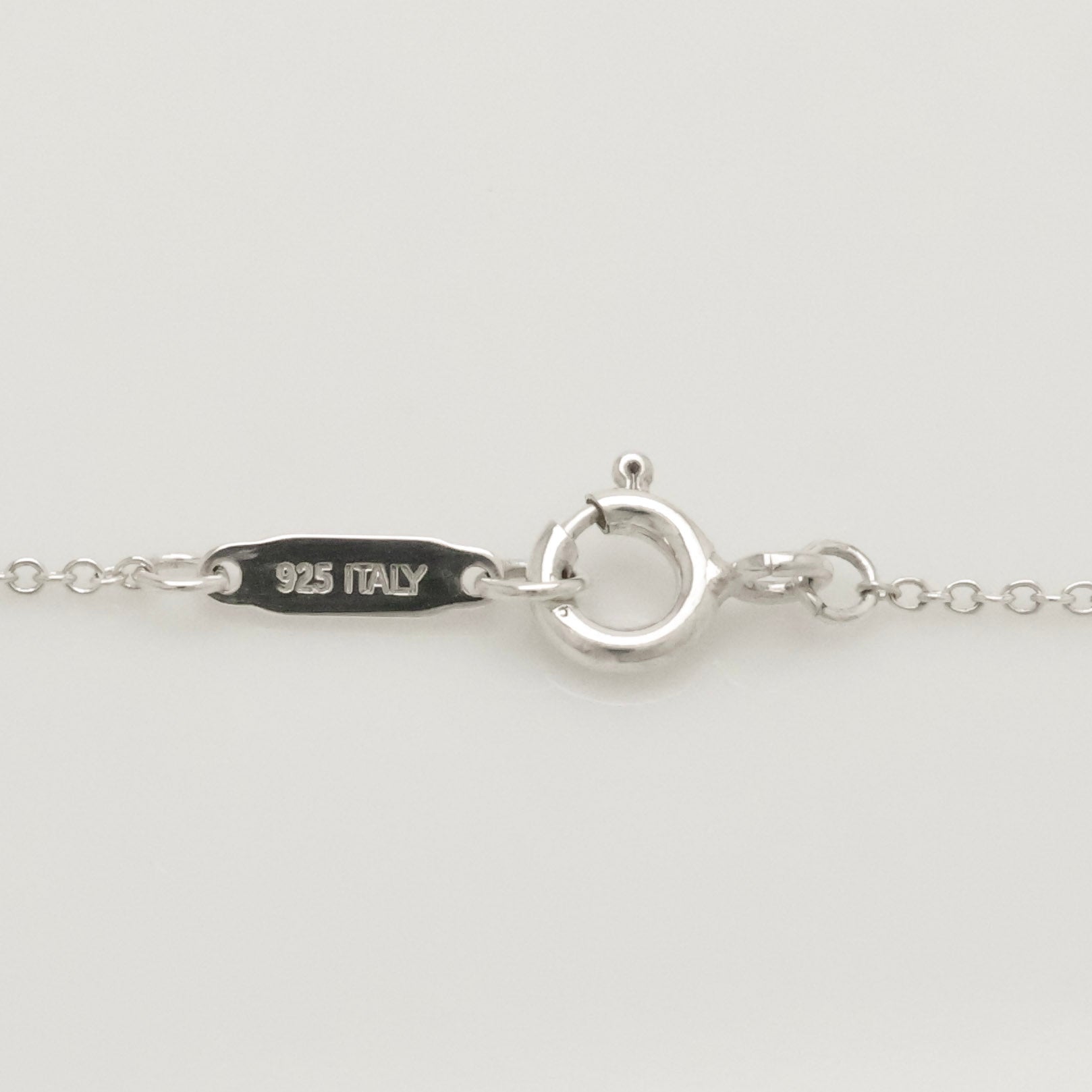 Tiffany & Co. Shopping Bag Pendant Charm Necklace Sterling Silver 925