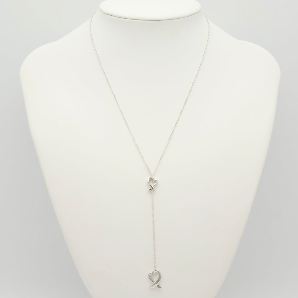 TIFFANY&Co. ラビング ハート パロマピカソ ラリアット ネックレス AG925