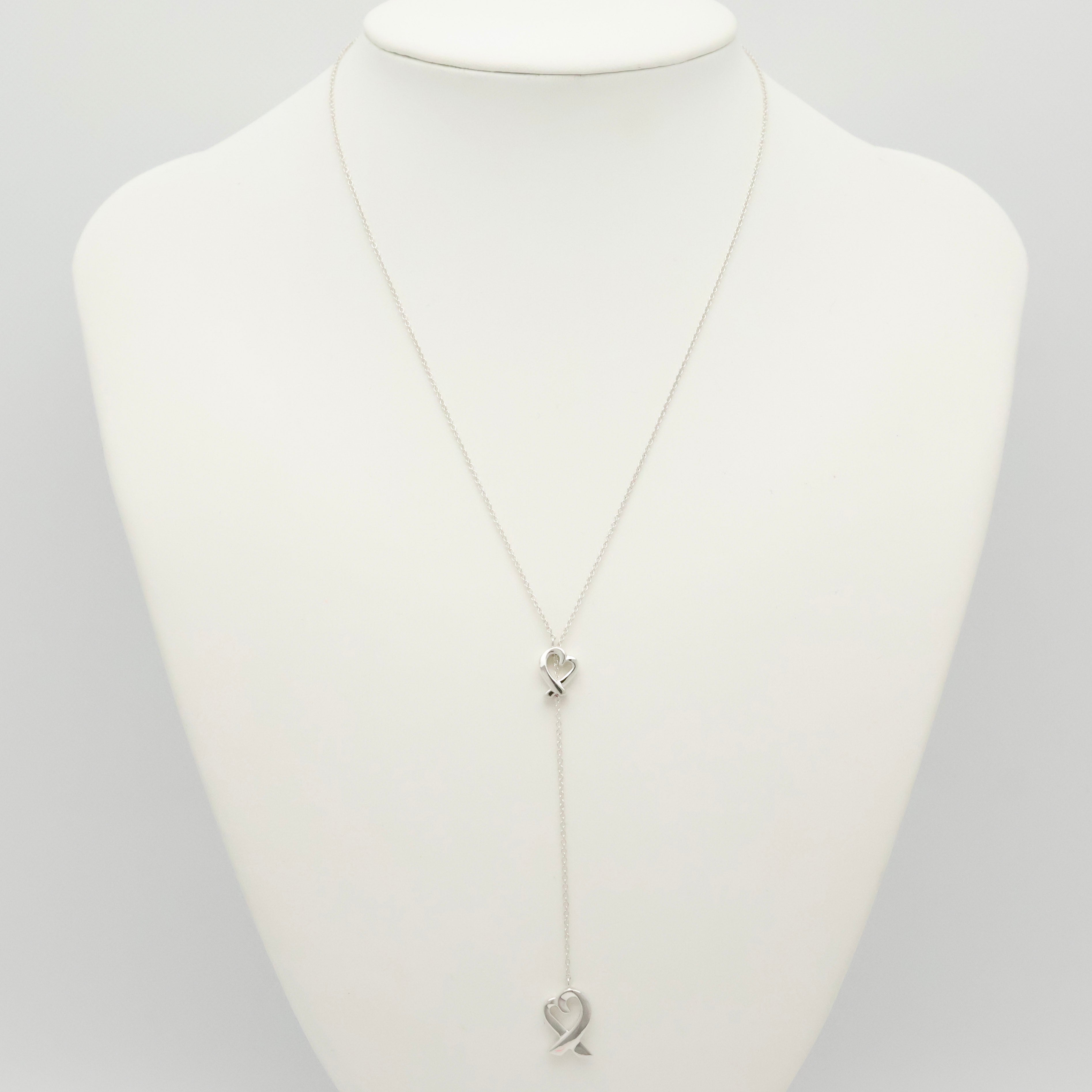 TIFFANY&Co. ラビング ハート パロマピカソ ラリアット ネックレス AG925