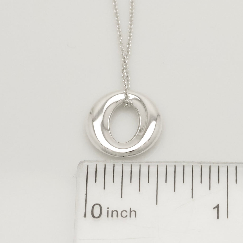 Tiffany & Co. Peretti Small Sevillana Necklace Sterling Silver 925