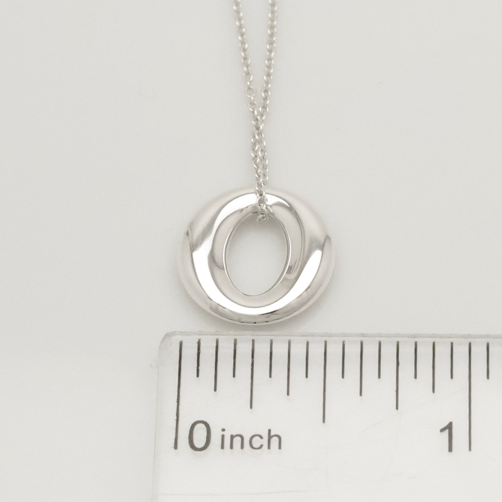 Tiffany & Co. Peretti Small Sevillana Necklace Sterling Silver 925