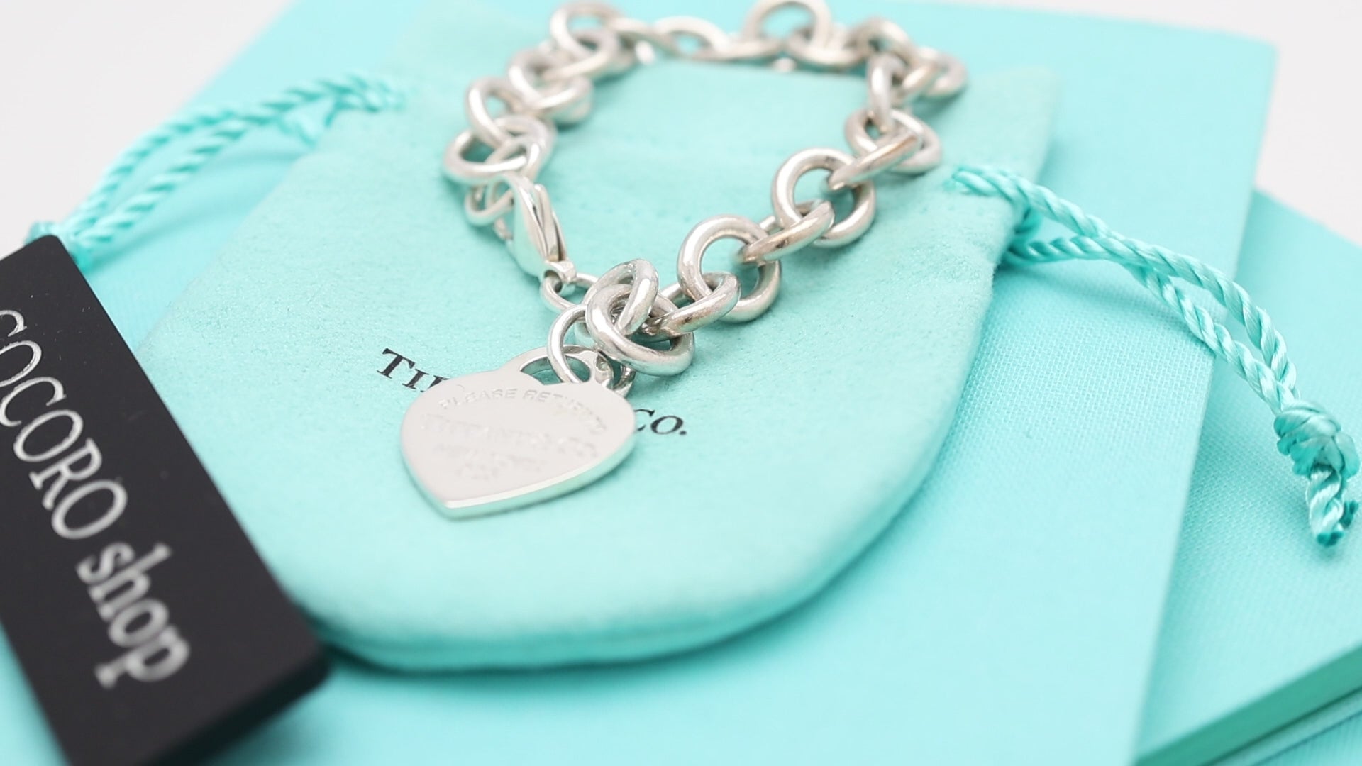 TIFFANY&Co. リターントゥ ティファニー ハート タグ チェーン ブレスレット AG925