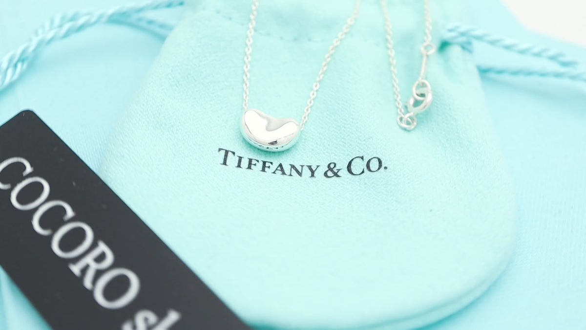 TIFFANY&Co. ミニ ビーン エルサペレッティ ネックレス AG925
