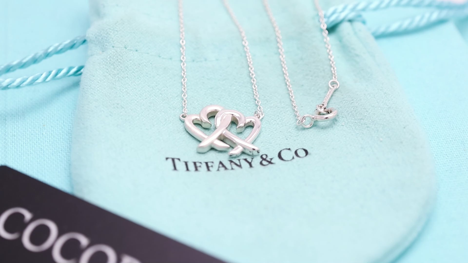 TIFFANY&Co. ダブル ラビングハート パロマピカソ ネックレス AG925