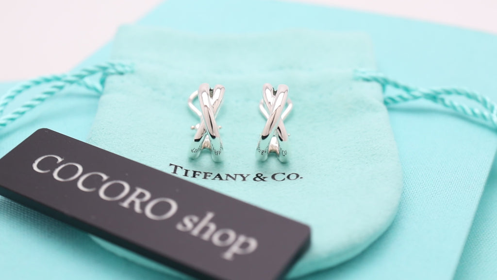 TIFFANY&Co. X クロス パロマピカソ クリップ イヤリング AG925