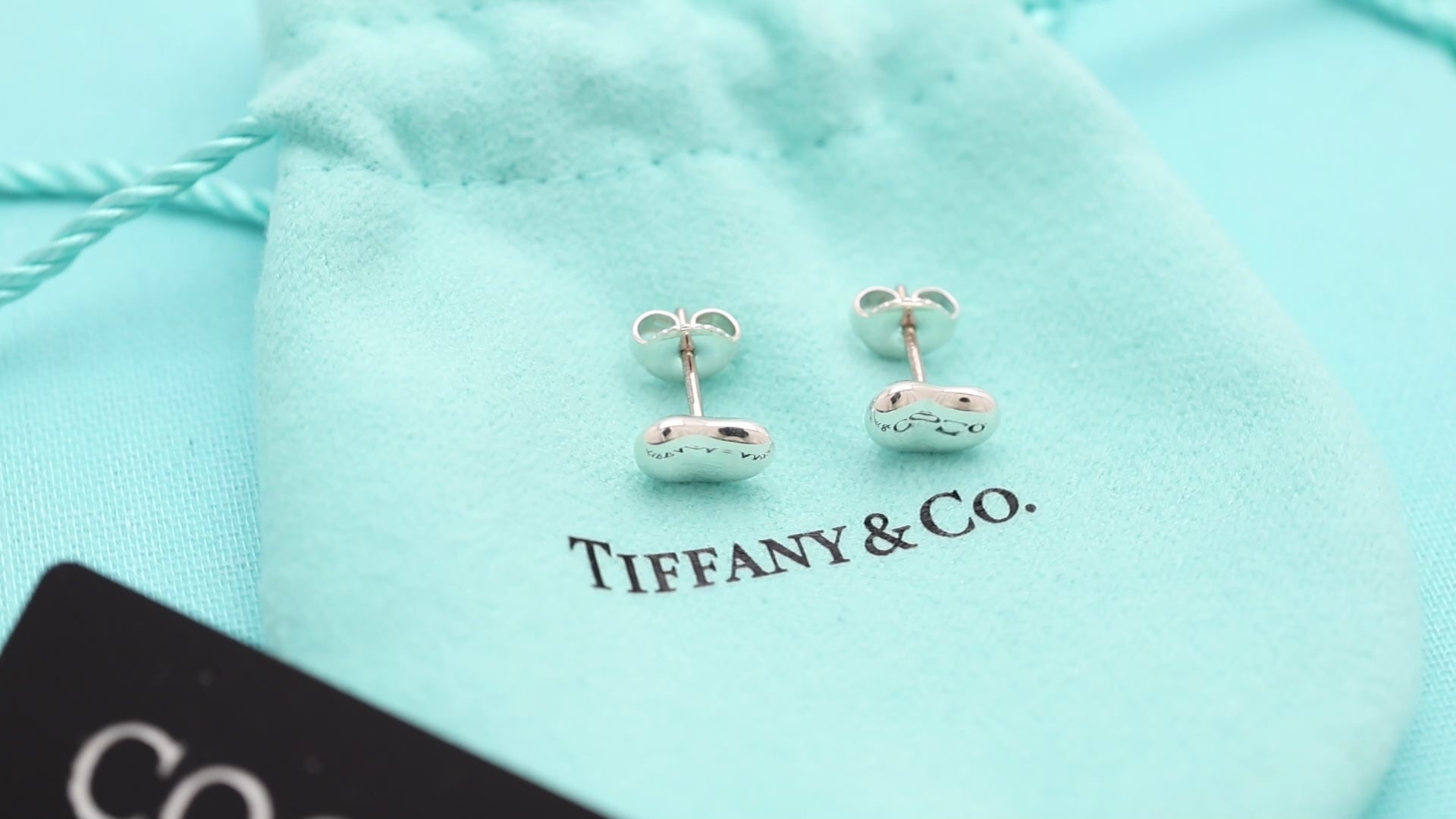 TIFFANY&Co. ビーン エルサペレッティ スタッド ピアス AG925