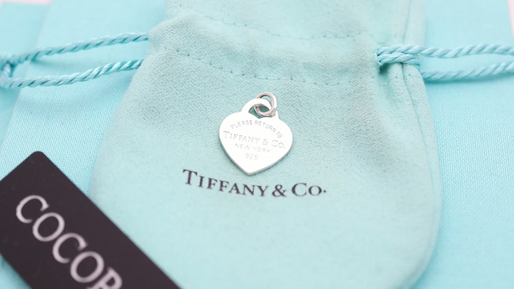 TIFFANY&Co. リターントゥ ティファニー ミディアム ハート タグ チャーム AG925