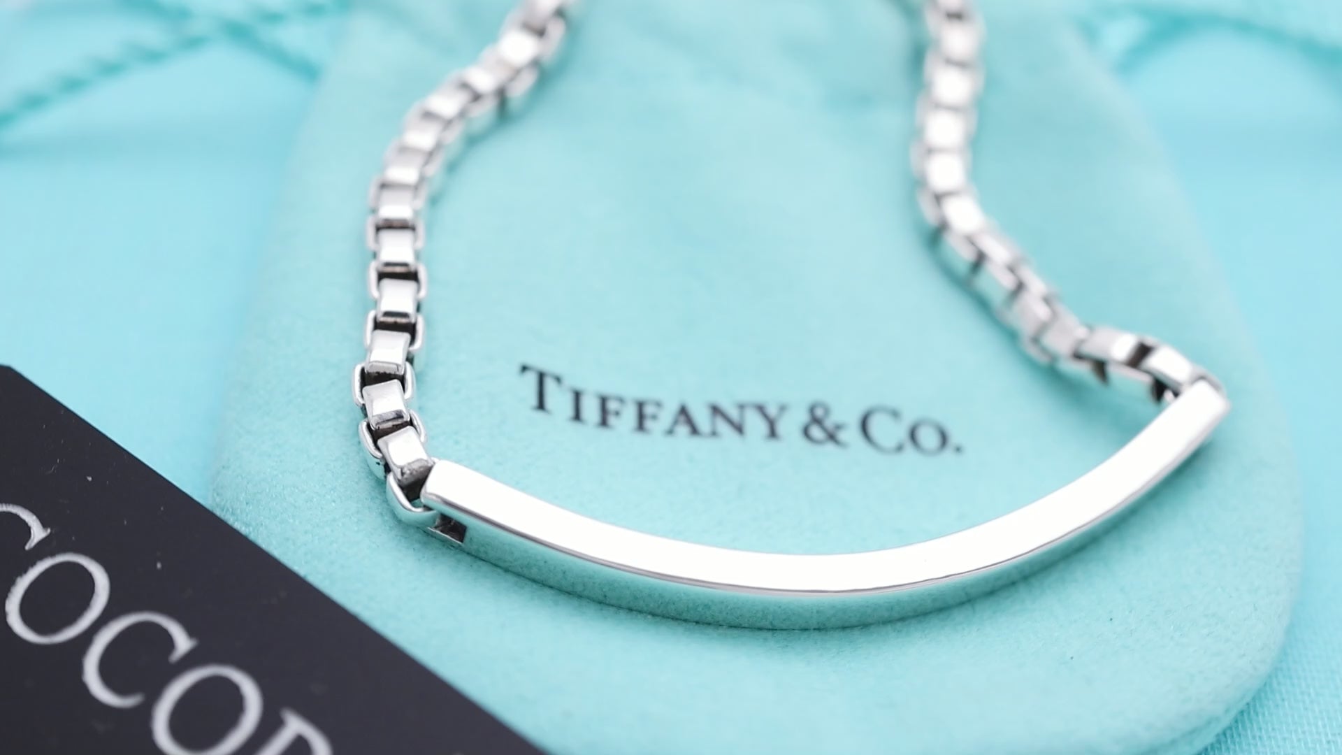 TIFFANY&Co. ベネチアン リンク ID ブレスレット AG925