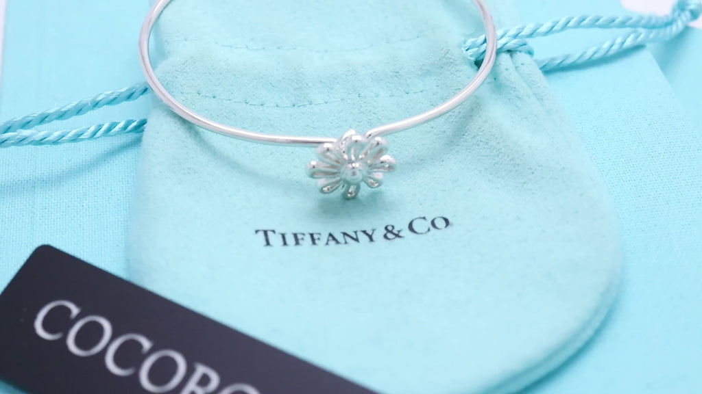 TIFFANY&Co. デイジー フラワー パロマピカソ バングル ブレスレット AG925