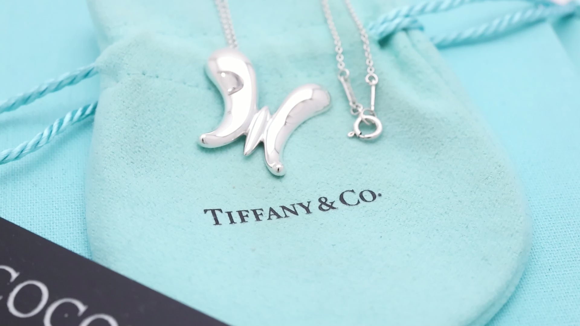 TIFFANY&Co. ラージ バタフライ 蝶 エルサペレッティ ネックレス AG925