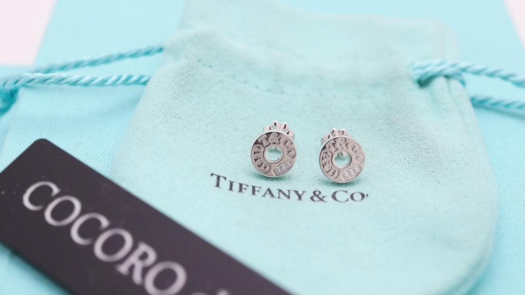 TIFFANY&Co. 1837 ラウンド サークル スタッド ピアス AG925