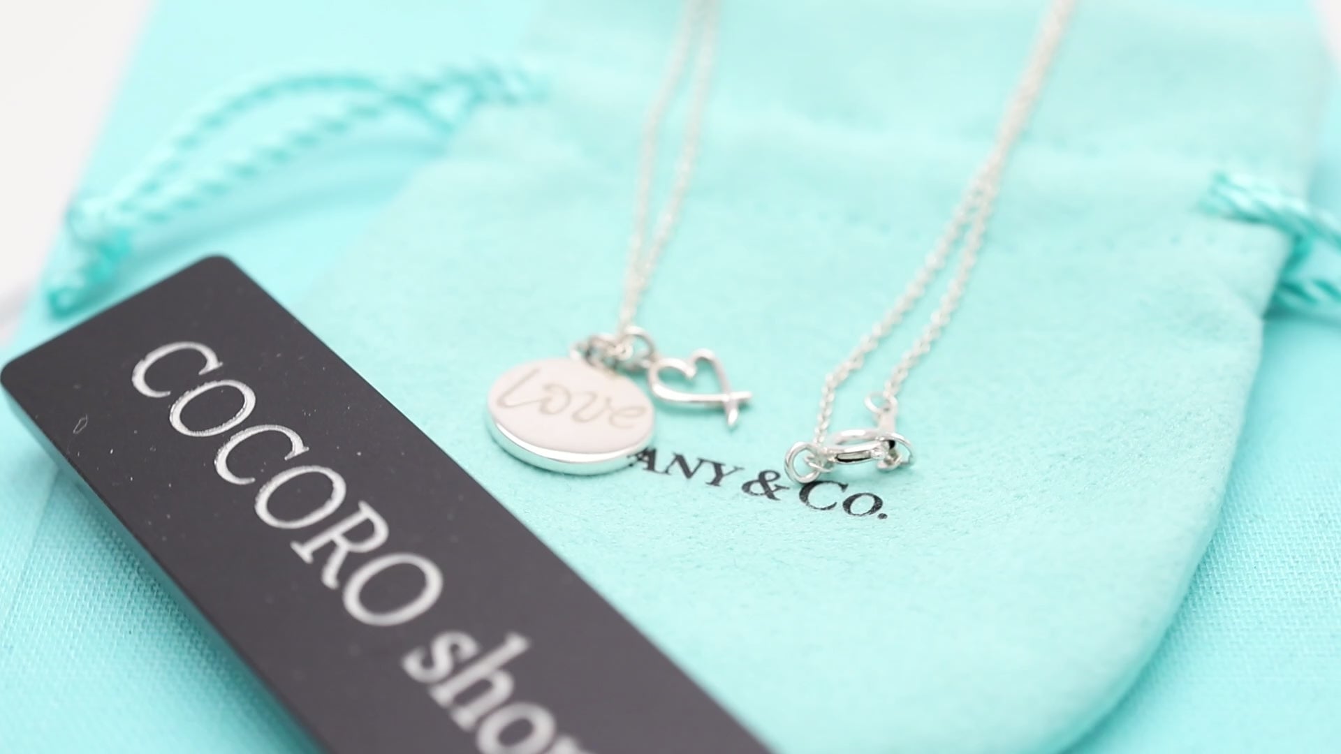 TIFFANY&Co. ノーツ LOVE ディスク ＆ ラビング ハート パロマピカソ ネックレス AG925