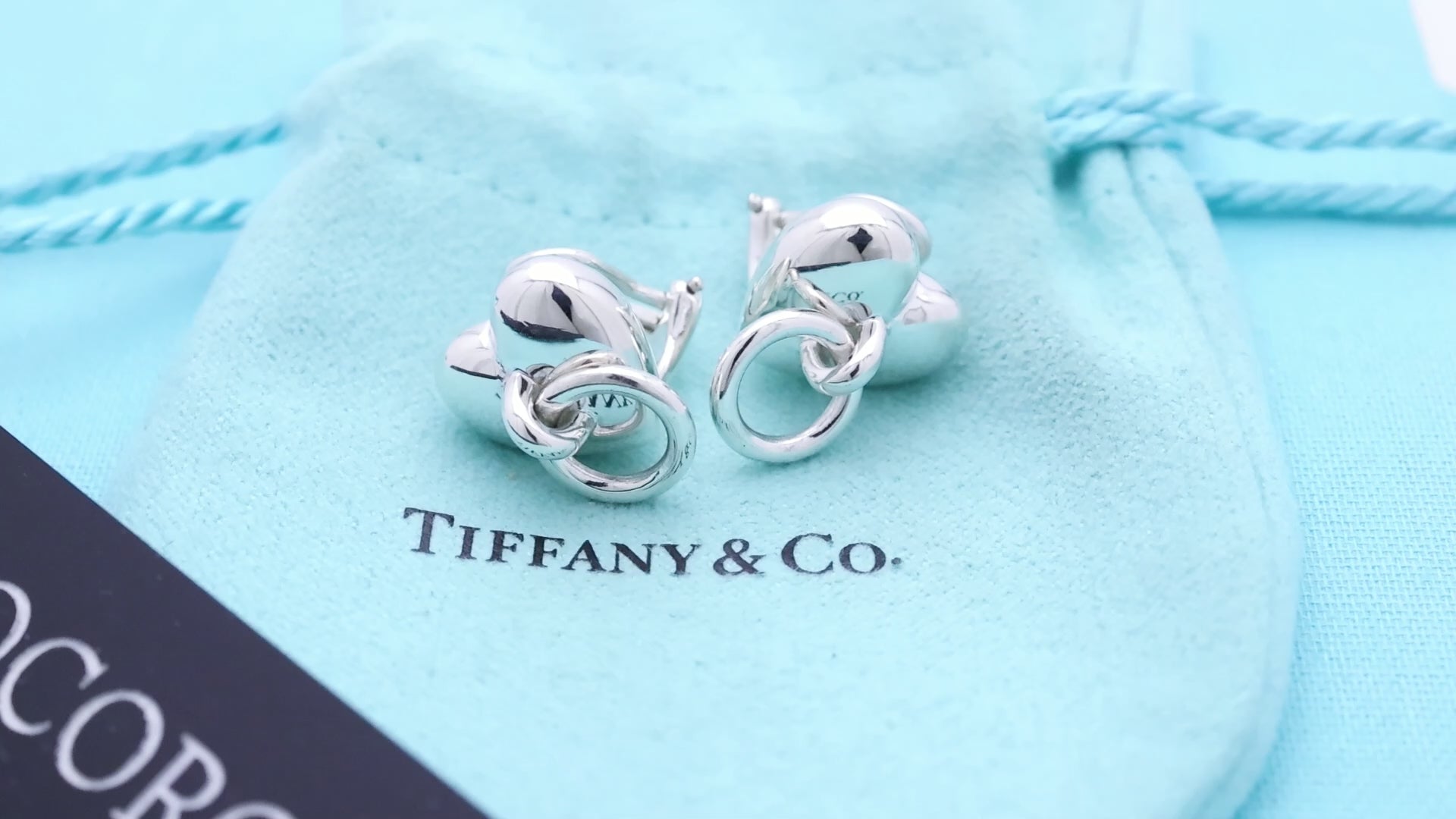 TIFFANY&Co. ハート ドア ノック クリップ イヤリング AG925