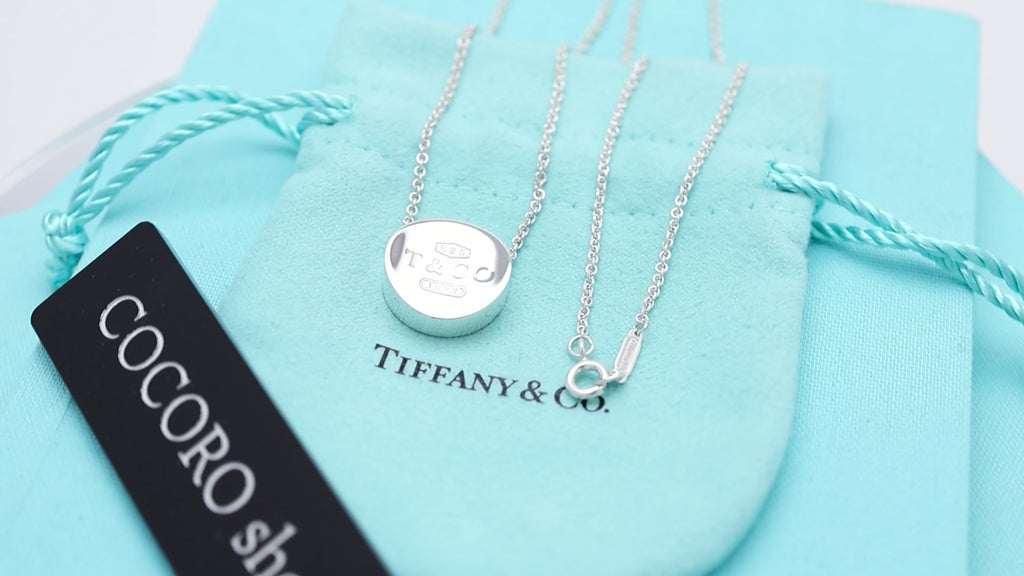 TIFFANY&Co. 1837 コンケーブ サークル ネックレス AG925