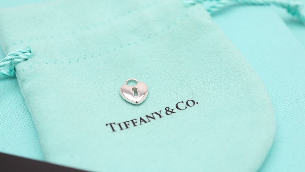 TIFFANY&Co. ハート ロック キーホール チャーム AG925