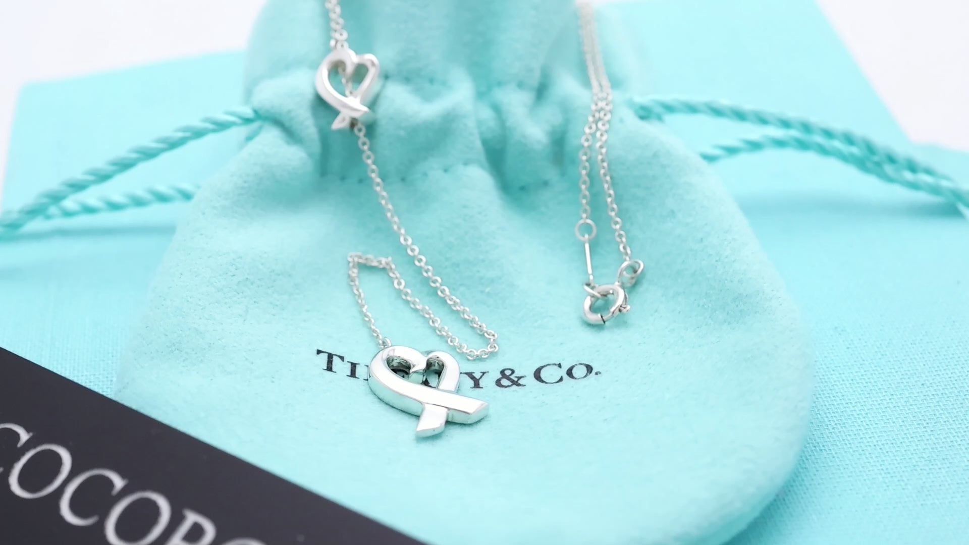 TIFFANY&Co. ラビング ハート パロマピカソ ラリアット ネックレス AG925