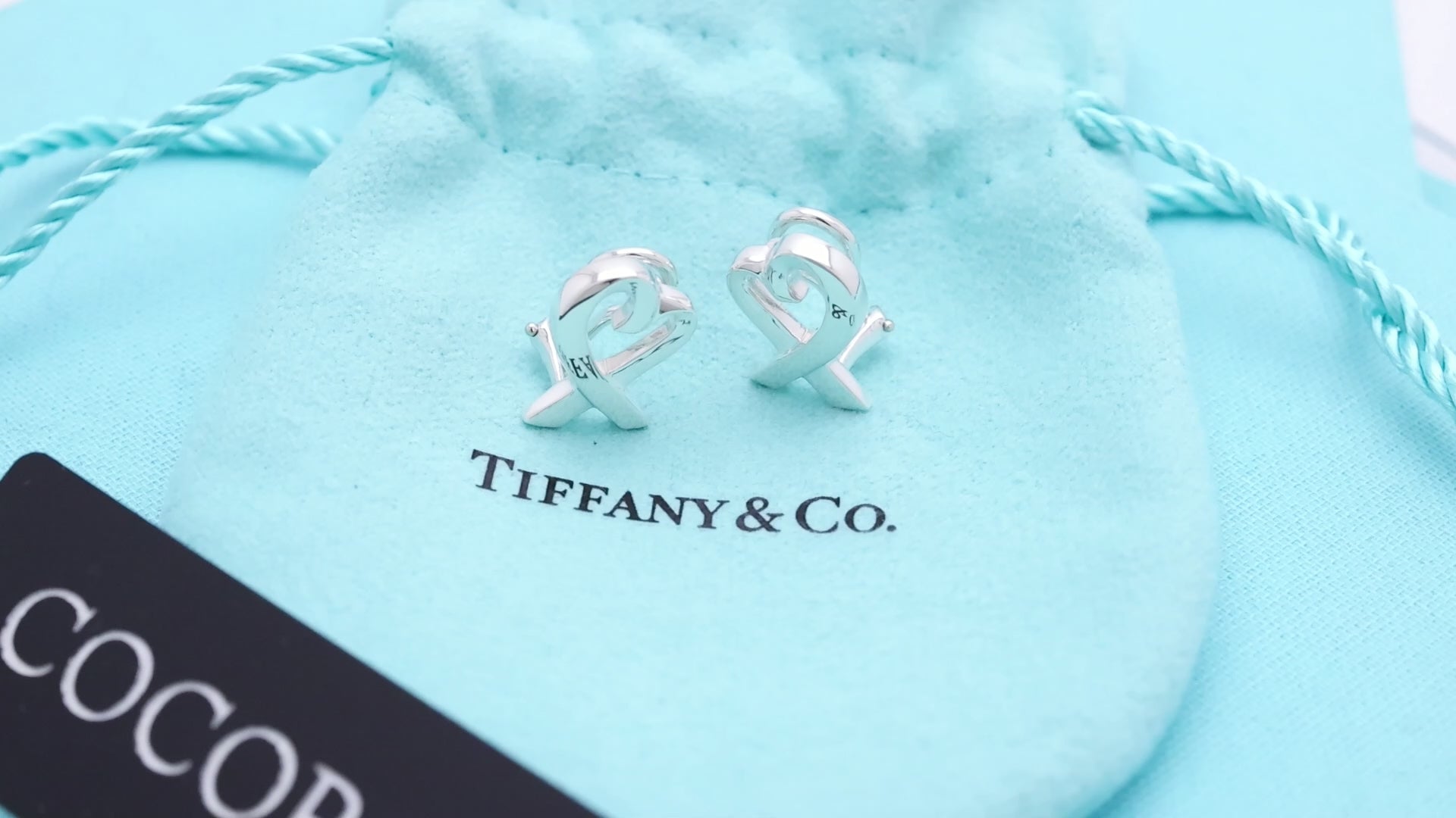 TIFFANY&Co. ラビングハート パロマピカソ クリップ イヤリング AG925