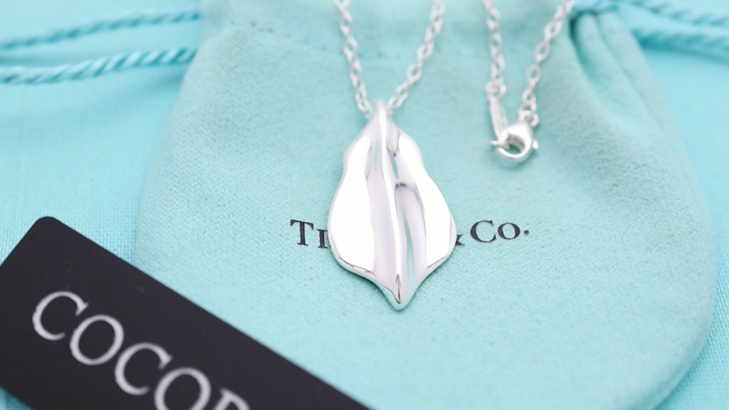 TIFFANY&Co. リーフ ネックレス AG925