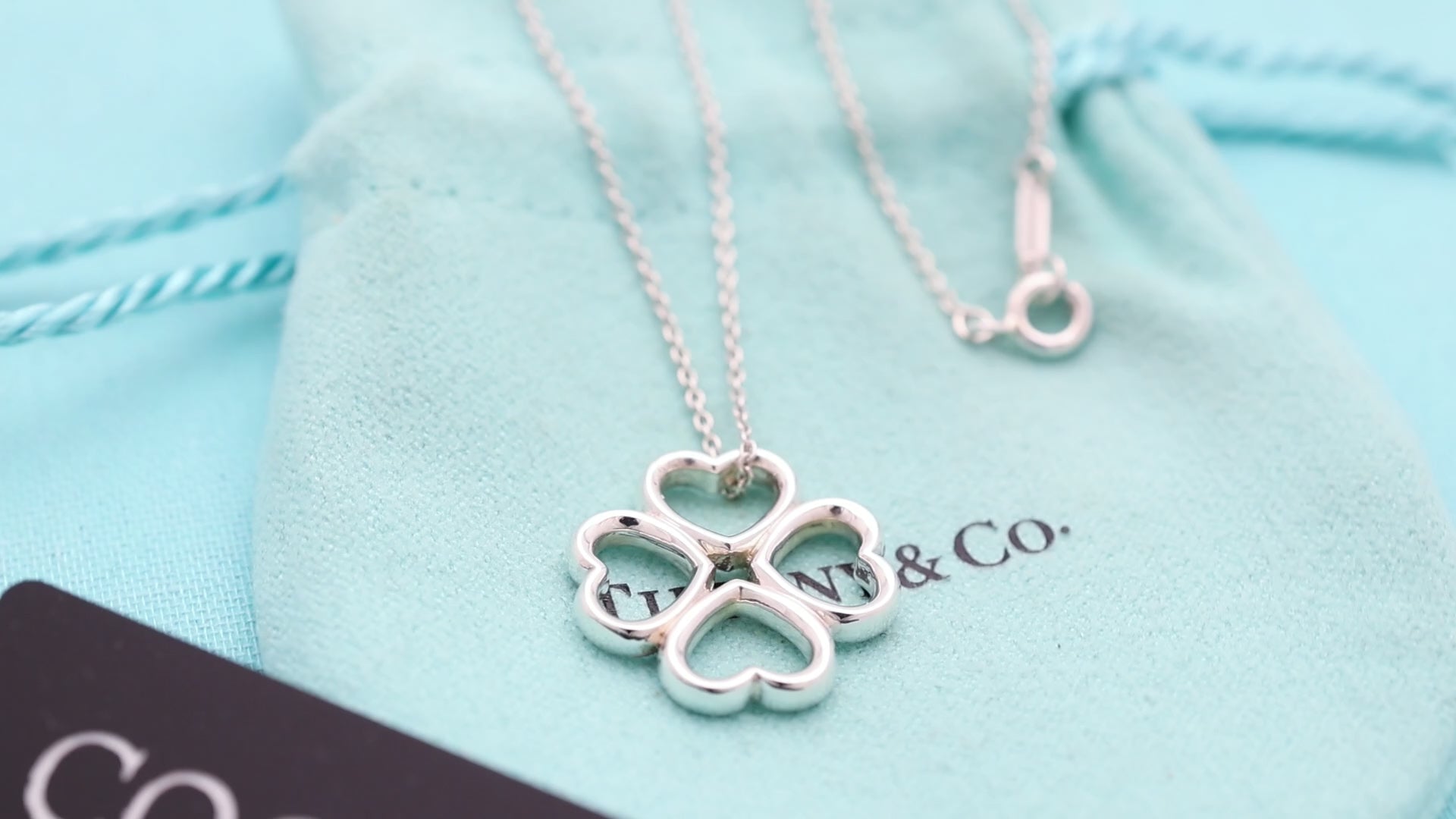 TIFFANY&Co. クローバー ハート ネックレス AG925