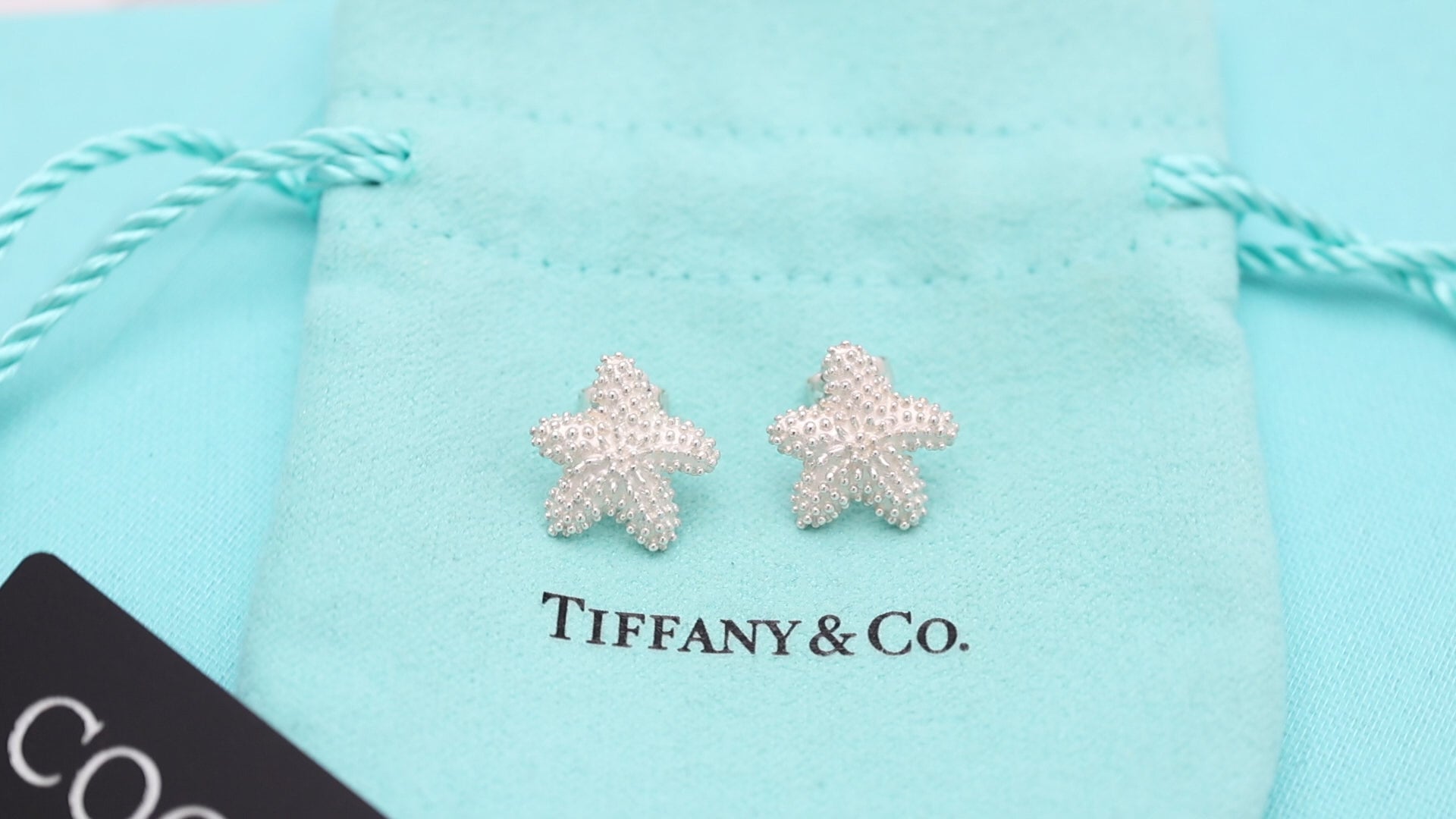 TIFFANY&Co. ビーズ スター フィッシュ スタッド ピアス AG925