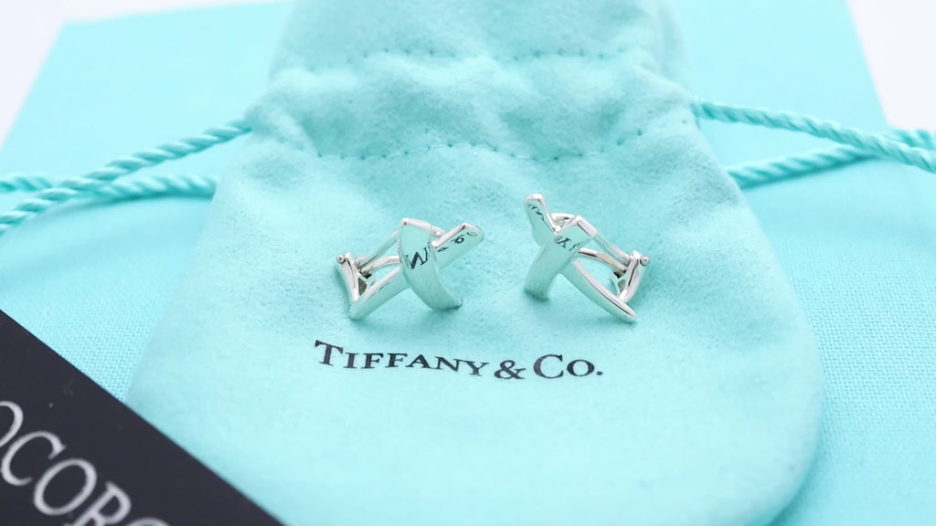 TIFFANY&Co. キス クロス パロマピカソ クリップ イヤリング AG925