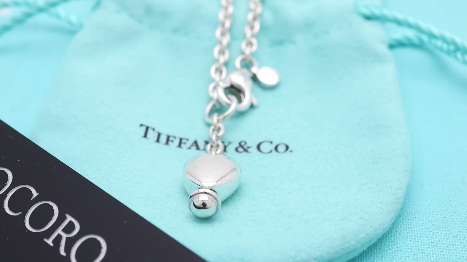 TIFFANY&Co. フル ハート チャーム ブレスレット AG925