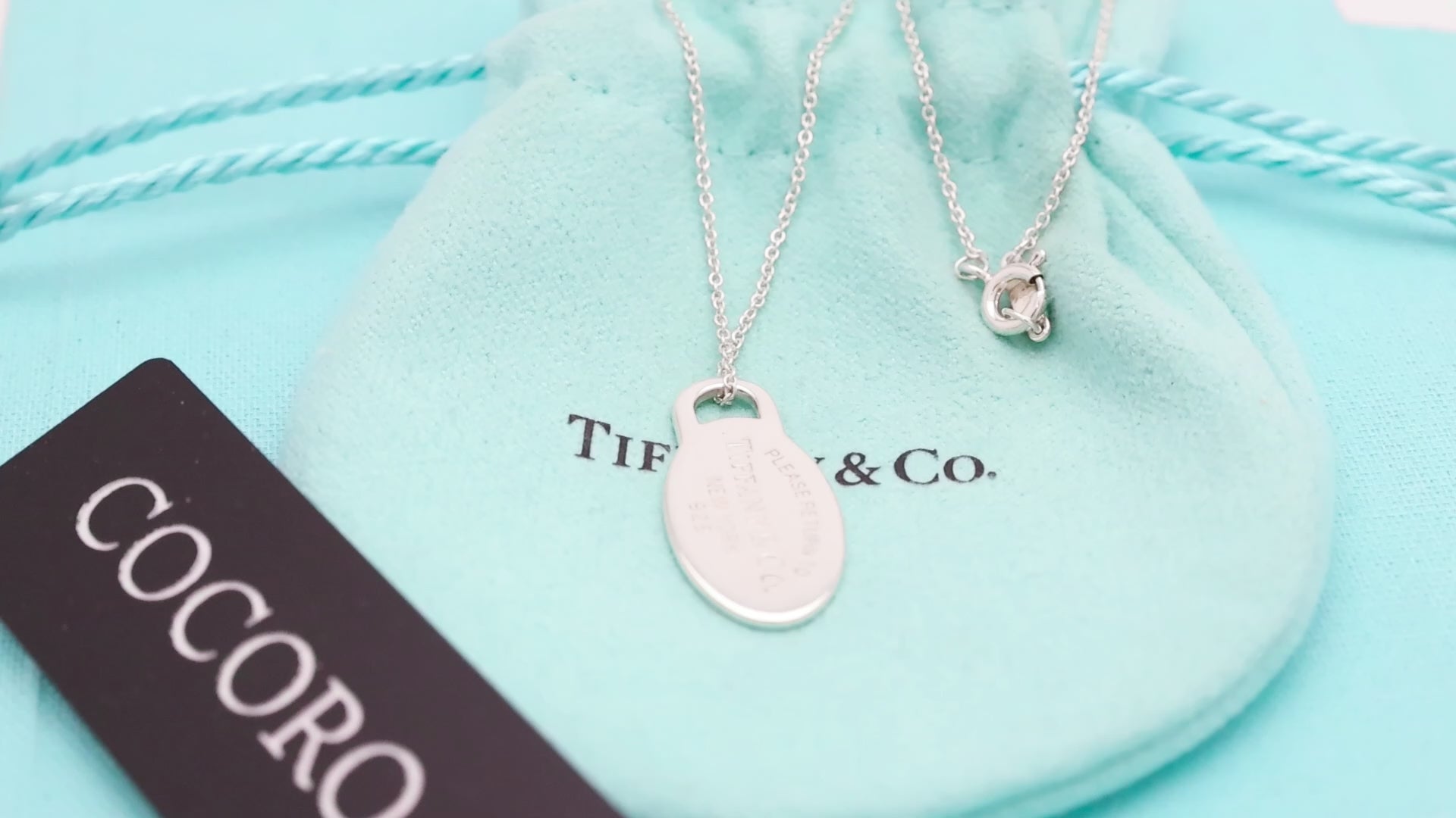 TIFFANY&Co.リターントゥ ティファニー オーバル ネックレス AG925