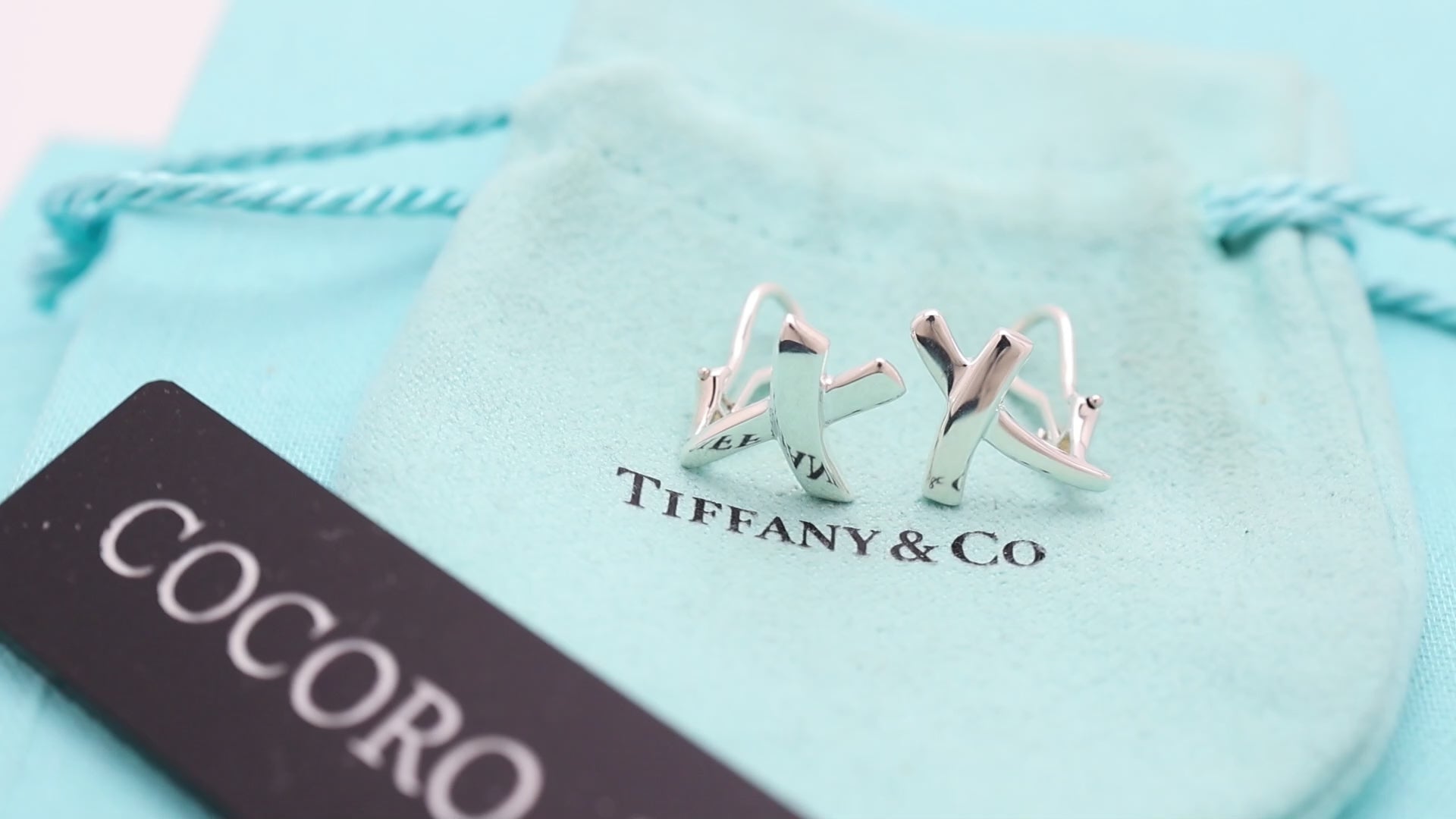 TIFFANY&Co. キス クロス パロマピカソ クリップ イヤリング AG925