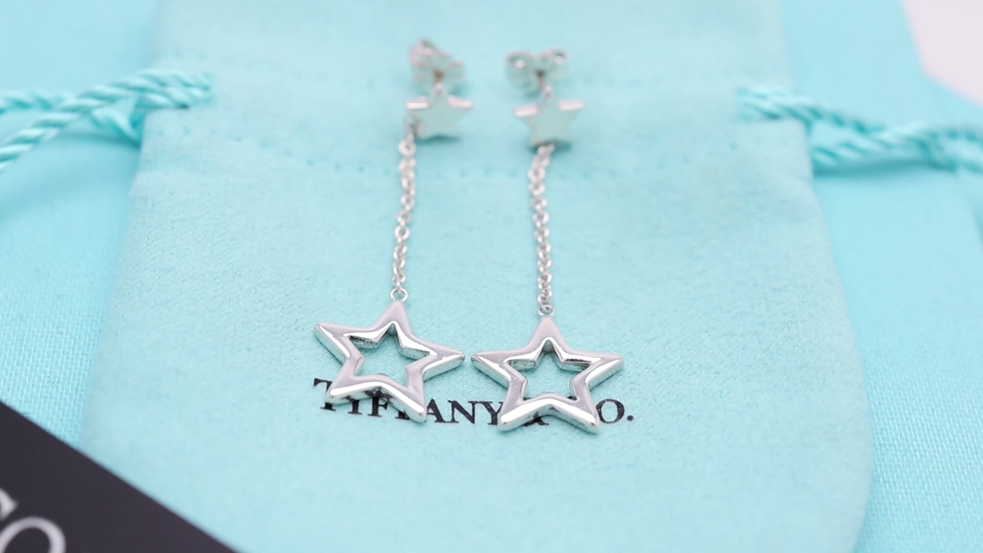 TIFFANY&Co. スター リンク ドロップ スタッド ピアス AG925