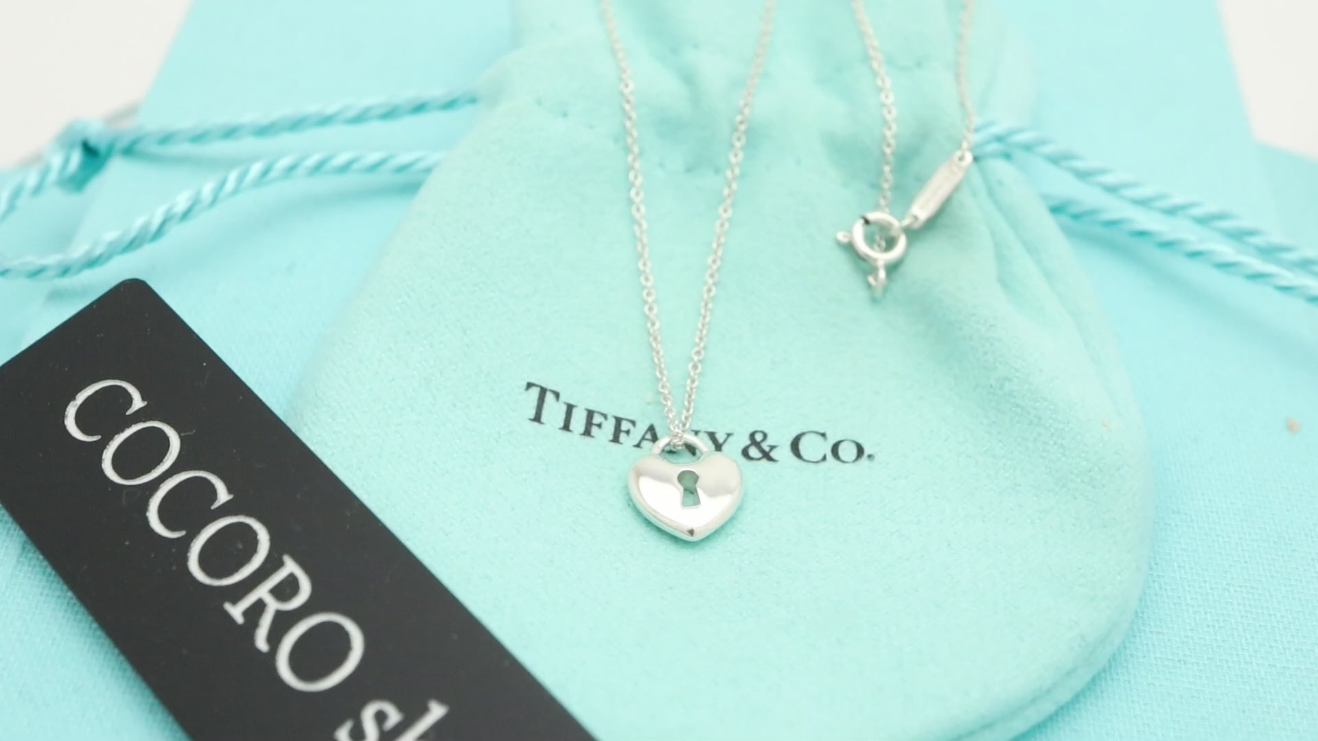 TIFFANY&Co. ハート ロック ネックレス AG925