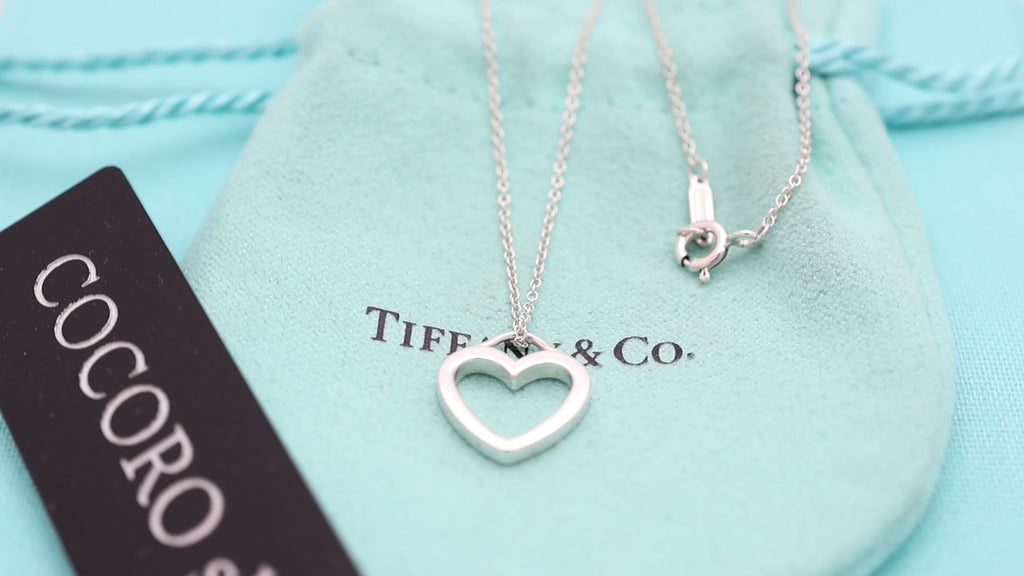 TIFFANY&Co. センチメンタル ハート ネックレス AG925