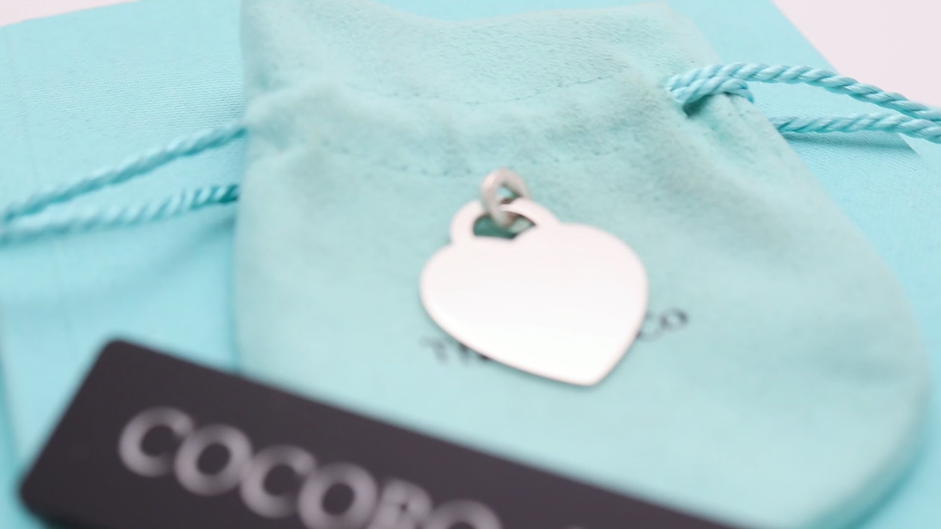 TIFFANY&Co. ミディアム ハート タグ チャーム AG925