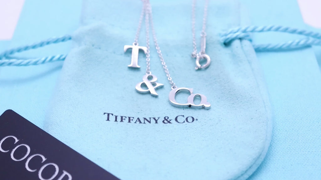 TIFFANY&Co. T＆CO. ロゴ アイコン スイング ネックレス AG925