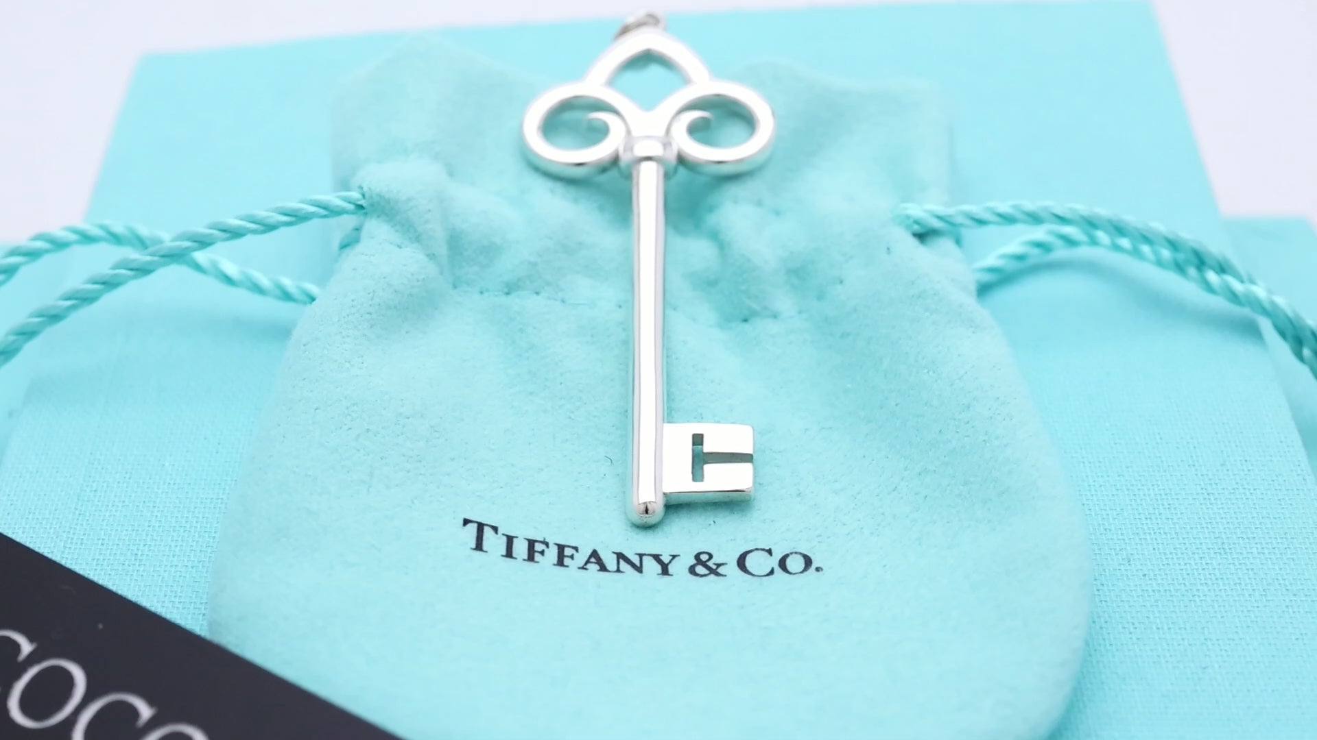 TIFFANY&Co. フルール ド リス キー チャーム AG925