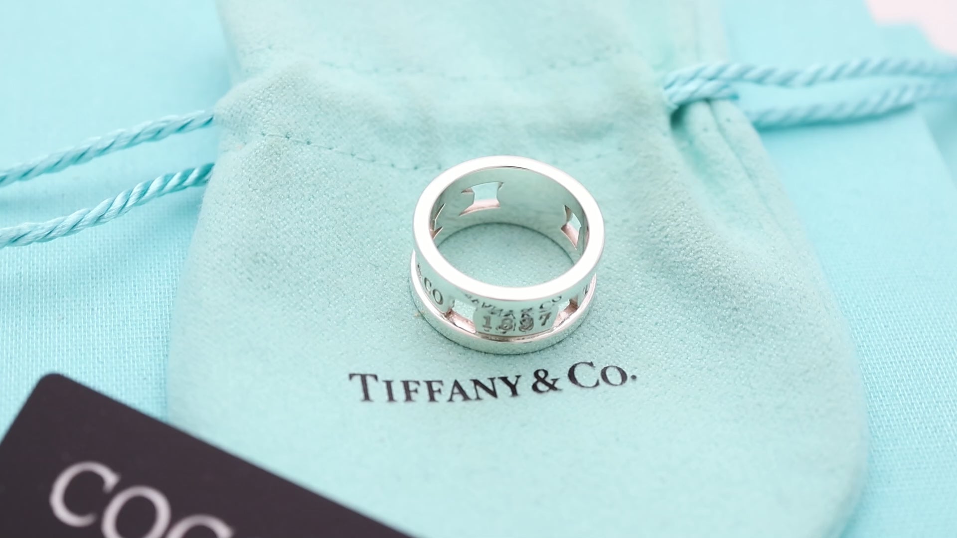 TIFFANY&Co. 1837 エレメント ワイド リング 11.5 号 AG925