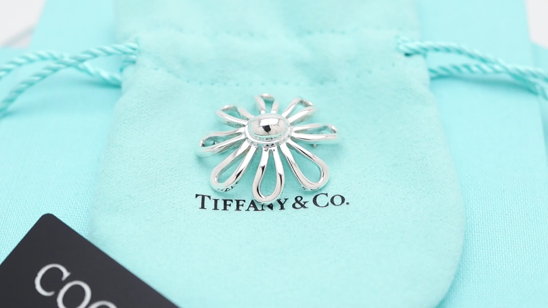 Tiffany & Co. Picasso LARGE Daisy Flower Pin Brooch Sterling Silver 925