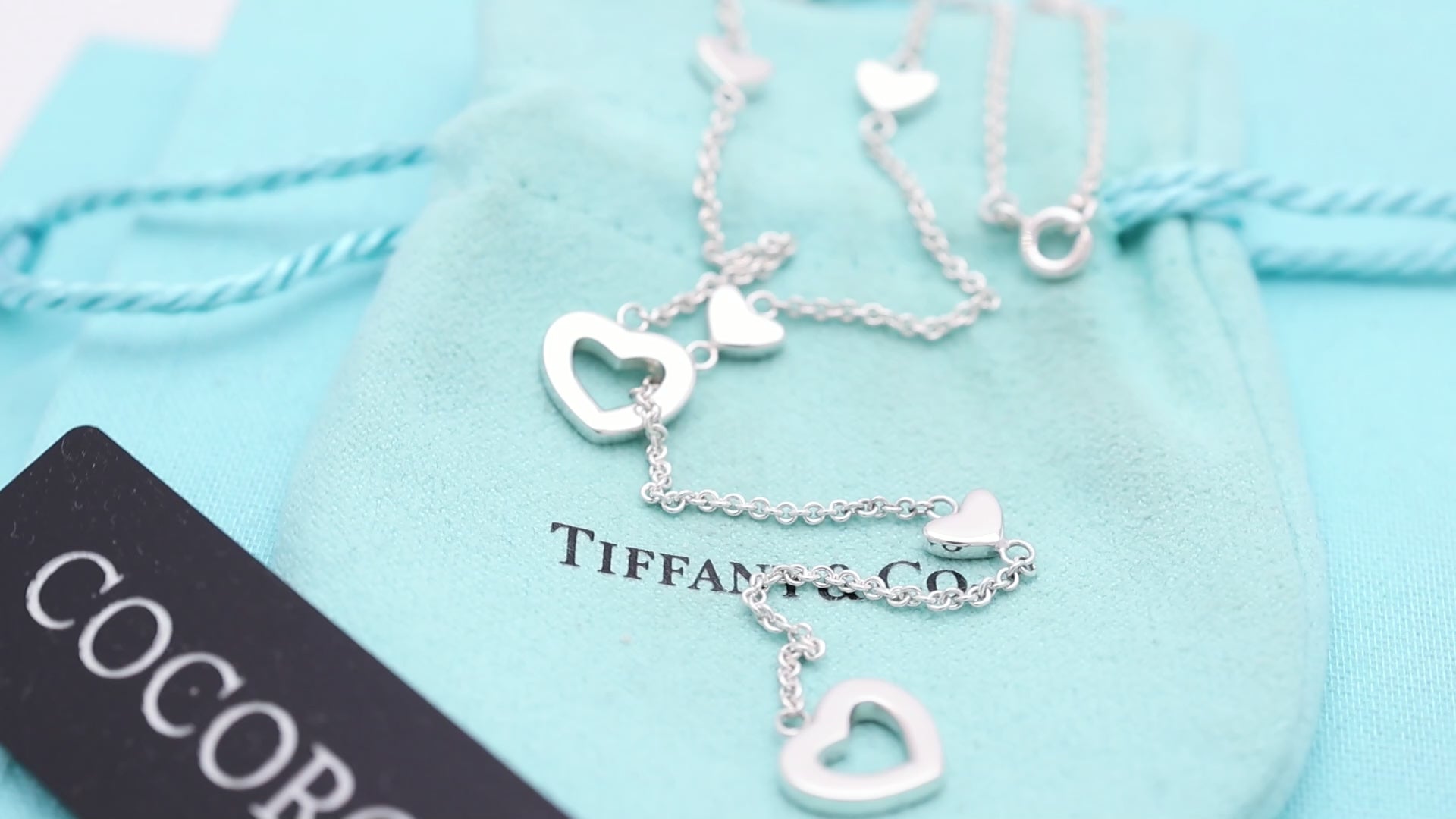 TIFFANY&Co. ハート リンク ラリアット ネックレスAG925