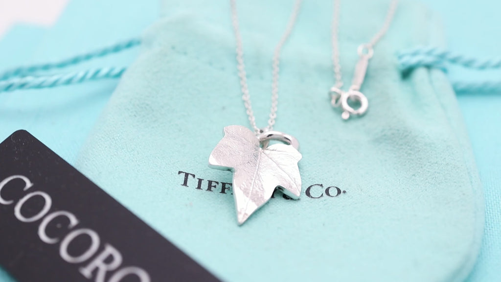 TIFFANY&Co. メイプル リーフ ネックレス AG925