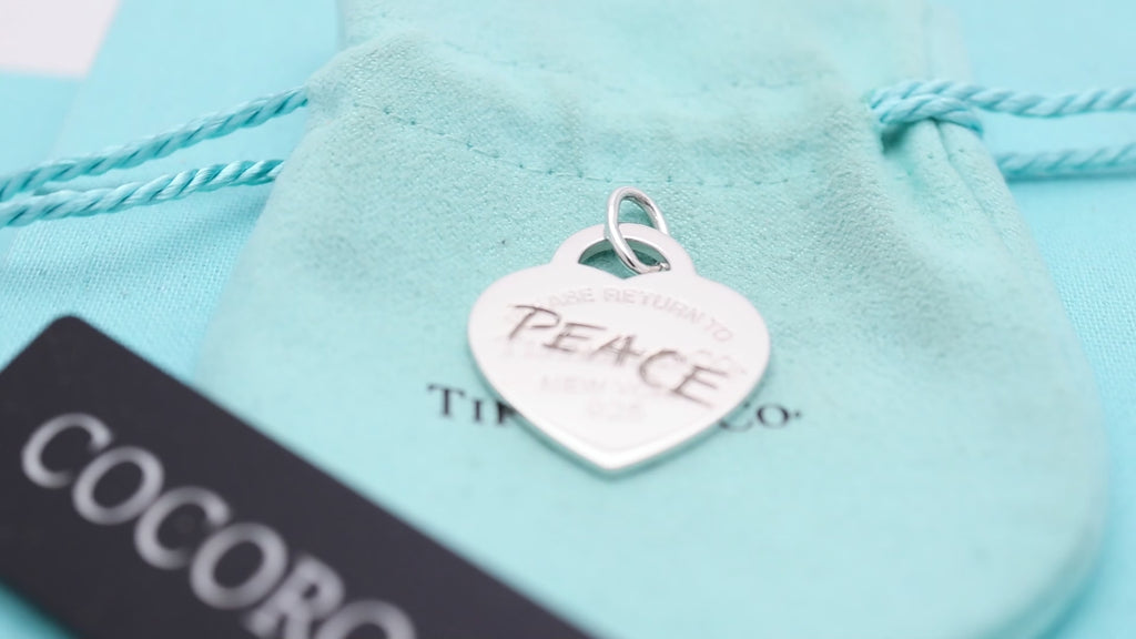TIFFANY&Co. リターントゥ ティファニー ハート ピースチャーム AG925