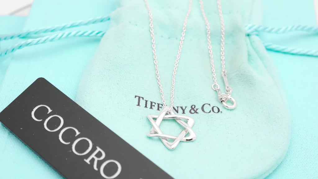 TIFFANY&Co. スター オブ ダビデ エルサペレッティ ネックレス AG925