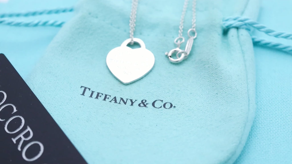 TIFFANY&Co. リターントゥ ティファニー ハート タグ ネックレス AG925
