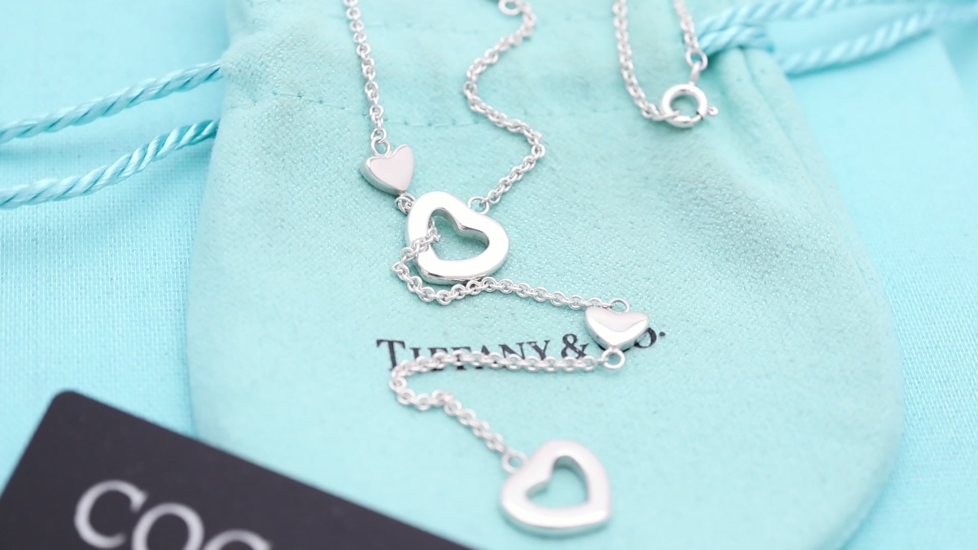 TIFFANY&Co. ハート リンク ラリアット ネックレス AG925