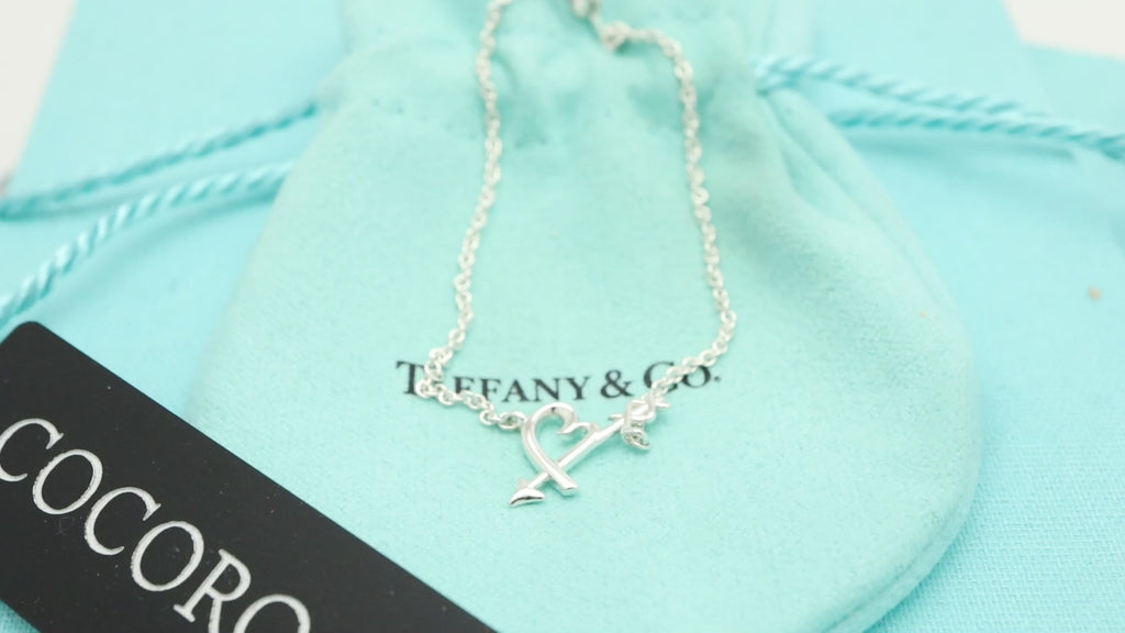 TIFFANY&Co. ラビング ハート アロー パロマピカソ ブレスレット AG925