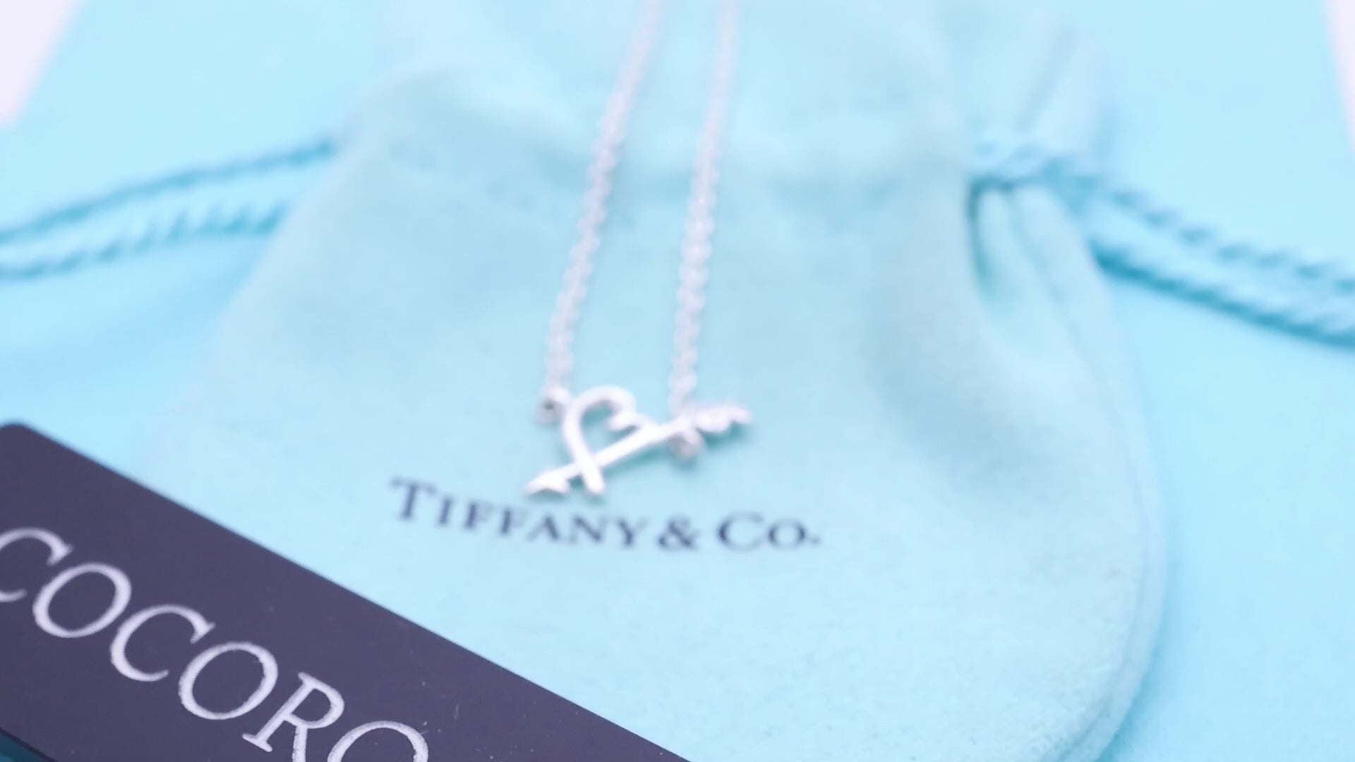 Tiffany & Co. Loving Heart Arrow Bracelet Sterling Silver 925